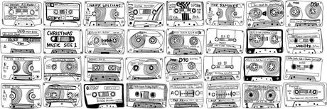 Kate Bingaman Burt: Mixtape drawings