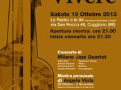 CUGGIONO (MI): concerto Milano Jazz Quartet mostra Angela Viola