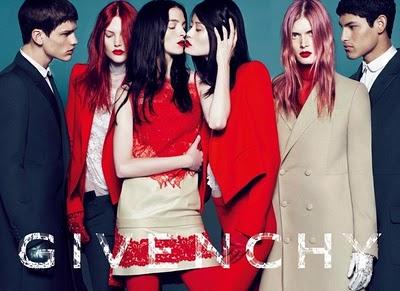 Givenchy Fall Winter 2010-11 Campaign with Mariacarla Boscono, Malgosia Bela, Joan Smalls & Lea T. by Mert & Marcus