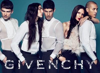 Givenchy Fall Winter 2010-11 Campaign with Mariacarla Boscono, Malgosia Bela, Joan Smalls & Lea T. by Mert & Marcus