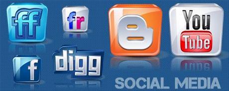 Set 40 icone Social Network