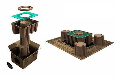 Mobili di carta o portauova giganti?