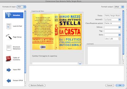 Calibre: convertire e sincronizzare ebook e PDF in formato .epub su iPad