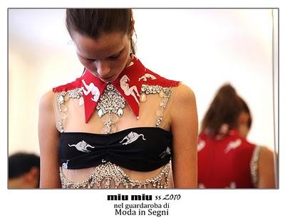 Miu Miu Spring Summer 2010 (details)... nel guardaroba di Moda in Segni