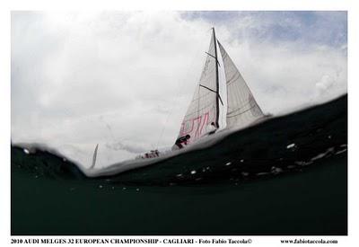 Melges 32 European Championship, B Lin Sailing parte bene