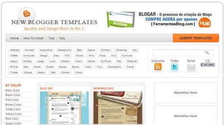 Centinaia di temi blogspot su New Blogger Templates