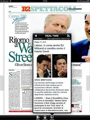 Apple iPad: La Repubblica+ è il primo giornale da sfogliare