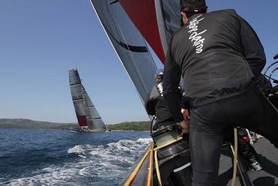 Vela - Iniziano gli allenamenti per Mascalzone Latino Audi Team