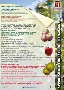 Frutticoltura: dal 27 al 30 maggio 2010 se ne parla alla Fondazione Navarra di Malborghetto di Boara (Fe)