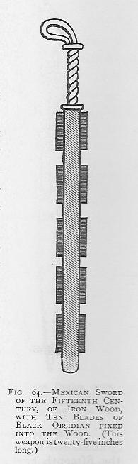 Spade senza metallo (I): il Macuahuitl Spade senza metallo (I): il Macuahuitl