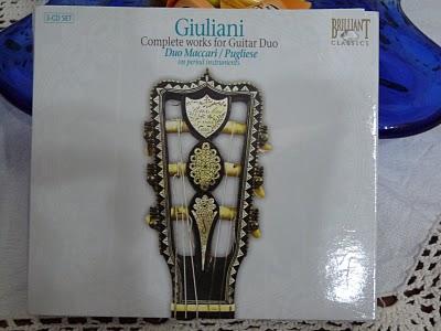 Recensione di Mauro Giuliani Complete works for Guitar Duo di Claudio Maccari e Paolo Pugliese, Brilliant