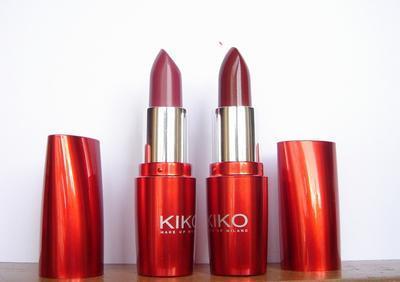 Kiko Red Emotion Satin Lipstick