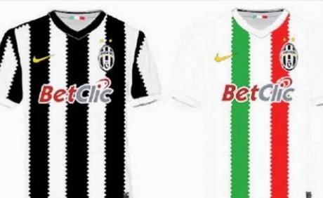 Nuove maglie  Juve, con le onde e il tricolore