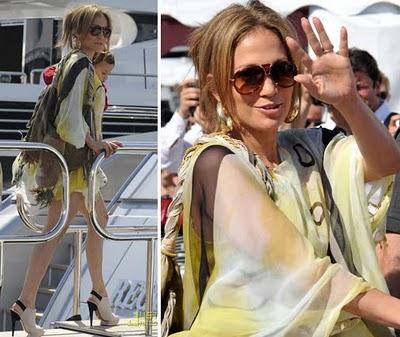 Jennifer Lopez sullo yacht di Dolce & Gabbana