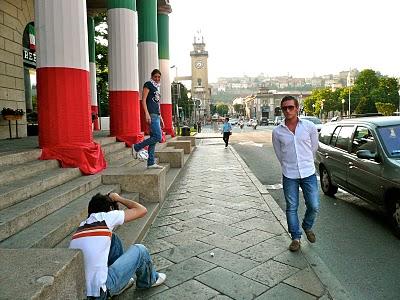 Simone Montanari, uno dei fotografi di BergamoUp e non solo, all'opera con Laura Pasinetti la centrocampista nata con l'Atalanta e ora in serie A2: