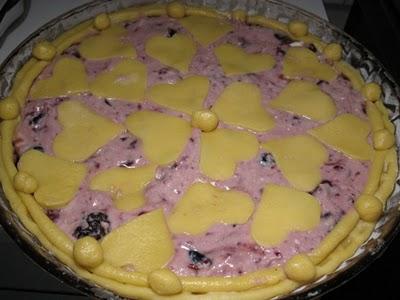 La crostata violetta per Valentina