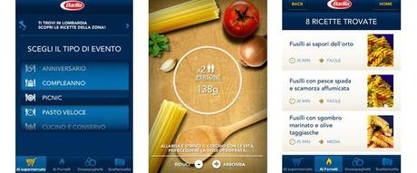 iPasta, l'app di Barilla per iPhone