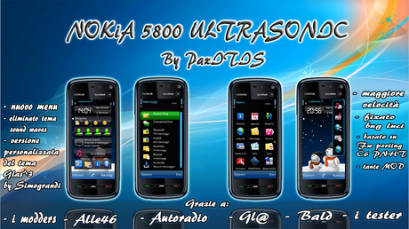 [FW Porting C6 V20.0.042] Nokia 5800 CFW Ultrasonic V3.2 by PaxITIS