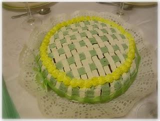 Torta Con Decorazione a Canestro