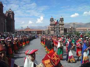 Guardate che benvenuto al Cuzco…