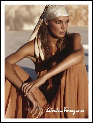 AD Campaign : Daria Werbowy for Salvatore Ferragamo S/S 2011