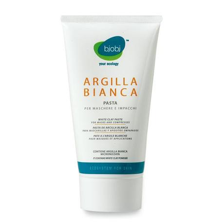 Maschera Viso all'argilla bianca