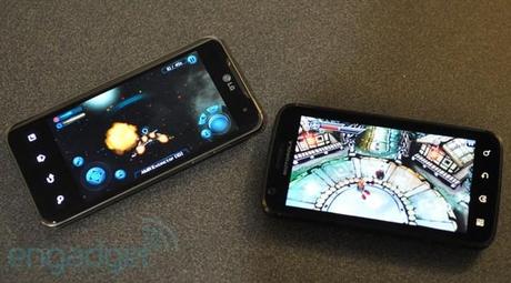 Motorola Atrix and Optimus 2X LG Optimus 2X con NVidia Tegra 2 ci mostra Galaxy On Fire 2