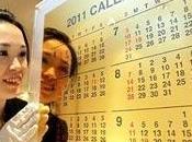 2011, calendario d’oro Ginza Tanaka