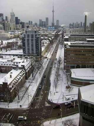 Toronto, 30 cm di neve