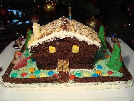 Casetta di Natale al cioccolato