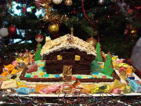 Casetta di Natale al cioccolato