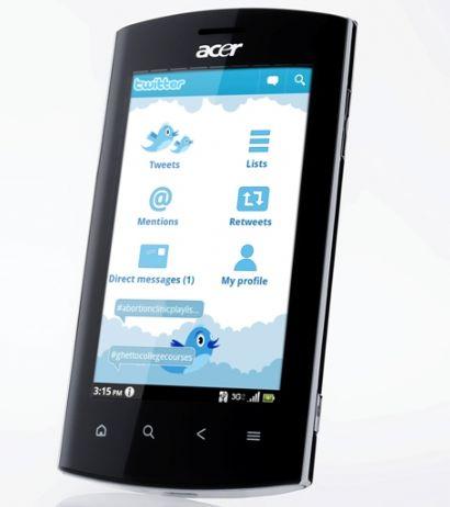 Acer Liquid Metal 50971 1 Acer Liquid Metal: foto, caratteristiche, scheda tecnica, prezzo