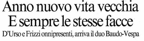 Il 2011 della tv. Anno nuovo, vita vecchia