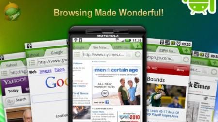 Android: Dolphin mini, il browser per smartphone meno potenti