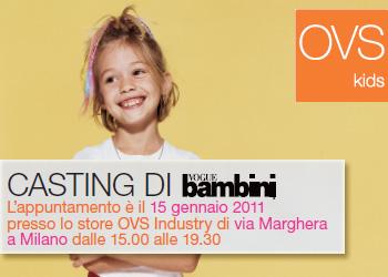 Facce da bambini: parte il casting di OVS kids