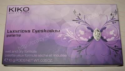 Review KIKO Luxyrious Eyeshadow palette #03 Siberian Purple