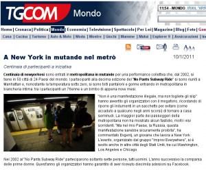 A New York in mutande nel metrò