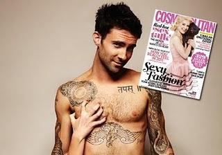 L'angolo dell'ormonella! // Adam Levine nudo per Cosmopolitan UK