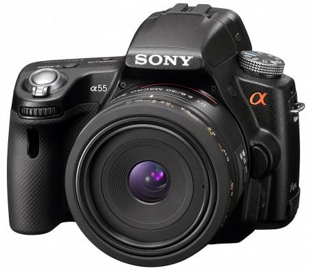 Sony Alpha A55 DSLR: una reflex fatta con materiale plastico riciclato