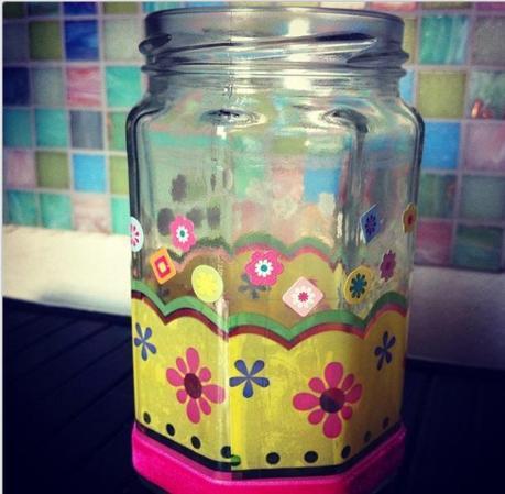 Handmade Candleholder: che passione! portacandele-faidate-stickers