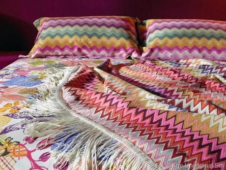 missoni home, lenzuola missoni, missoni casa, design arredamento