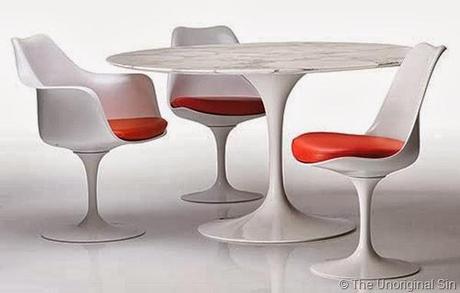 saarinen, saarinen design, tulip, sedia tulip, design home