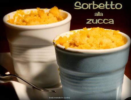 SORBETTO alla ZUCCA