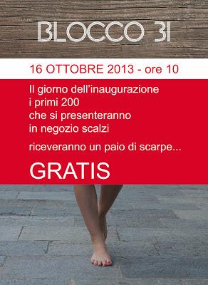 OPENING: BLOCCO31 INAUGURA A CATANIA IL 16 OTTOBRE E REGALA SCARPE