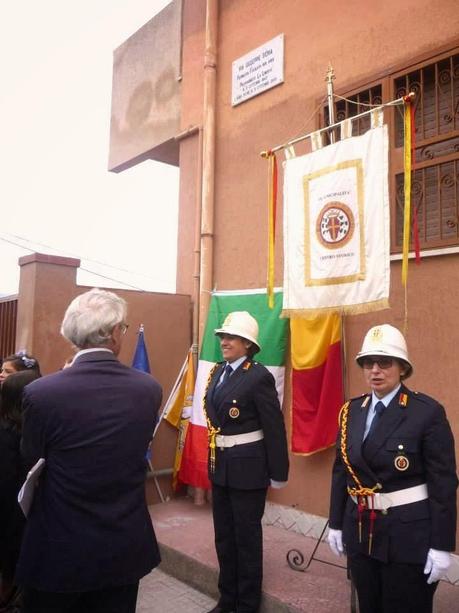 MESSINA - DONATA DALL' ASAS LA TARGA IN RICORDO DI GIUSEPPE SCIVA