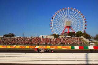 La seconda e la terza sessione di prove libere del Gran Premio di Giappone in diretta su Sky Sport F1 HD (canale 206 Sky)
