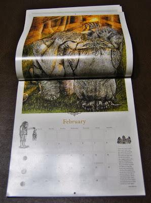 The Hobbit Calendar 2014 illustrato da Jemima Catlin