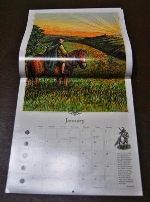 The Hobbit Calendar 2014 illustrato da Jemima Catlin