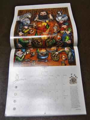 The Hobbit Calendar 2014 illustrato da Jemima Catlin