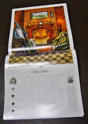 The Hobbit Calendar 2014 illustrato da Jemima Catlin